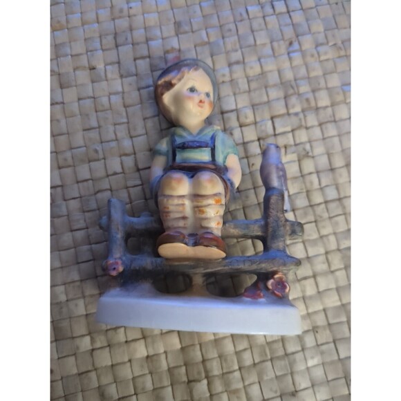 Hummel figurine Hum 111/3/0 "Wayside Harmony" TMK 1 * Crown mark * yellow socks - Picture 2 of 16